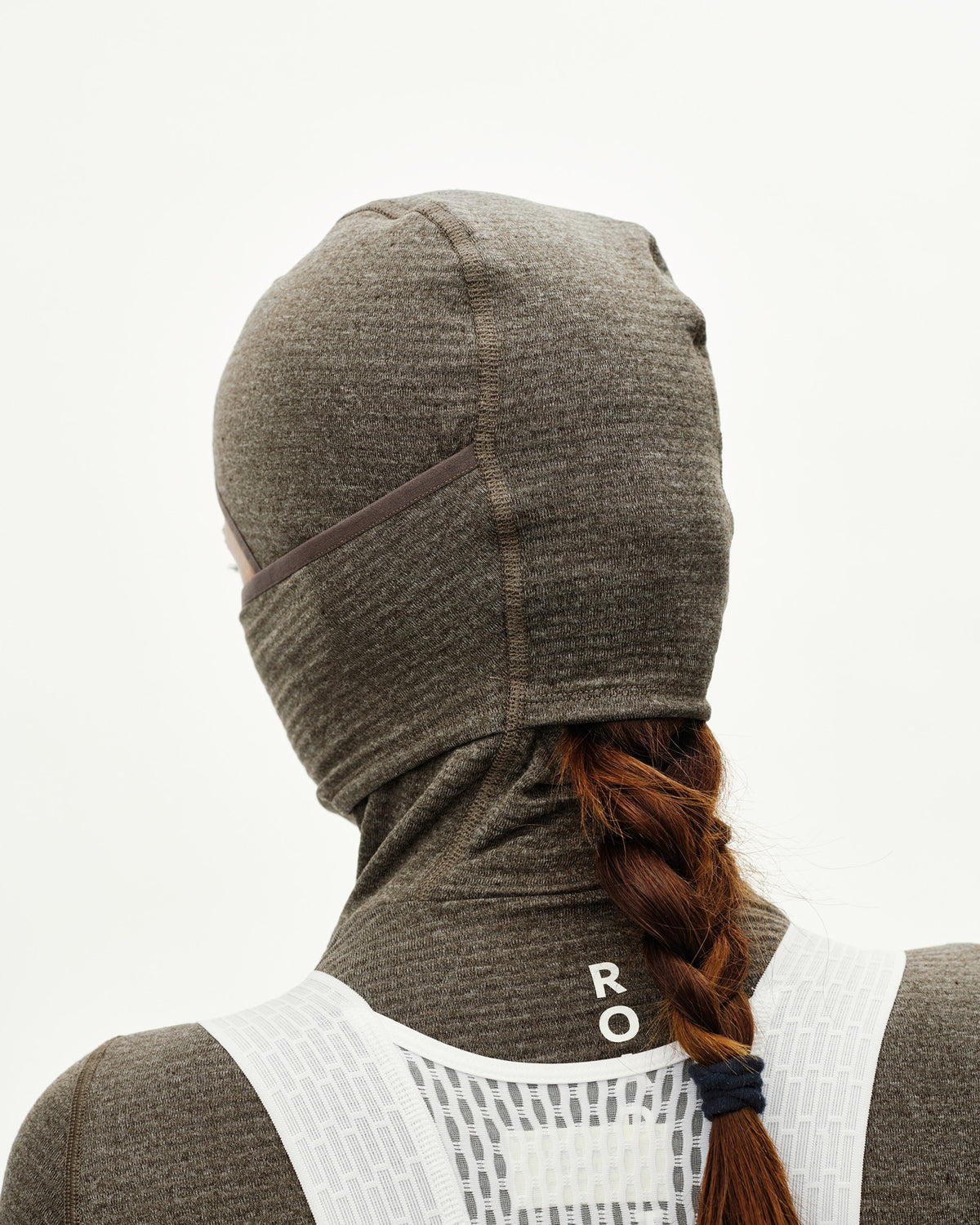 PAS NORMAL STUDIOS Women Thermal Hooded Baselayer Windproof - Dark Coffee