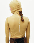 PAS NORMAL STUDIOS Women Thermal Hooded Windproof Base Layer - Camel / Marron