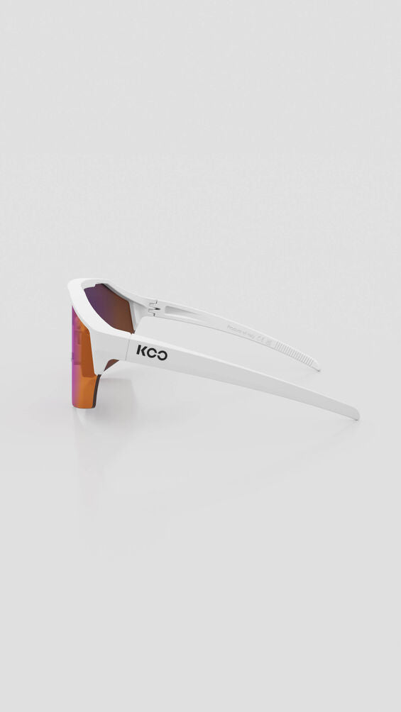 KOO Alibi Ulleres de sol Blanc/Matt - Red Mirror Lens