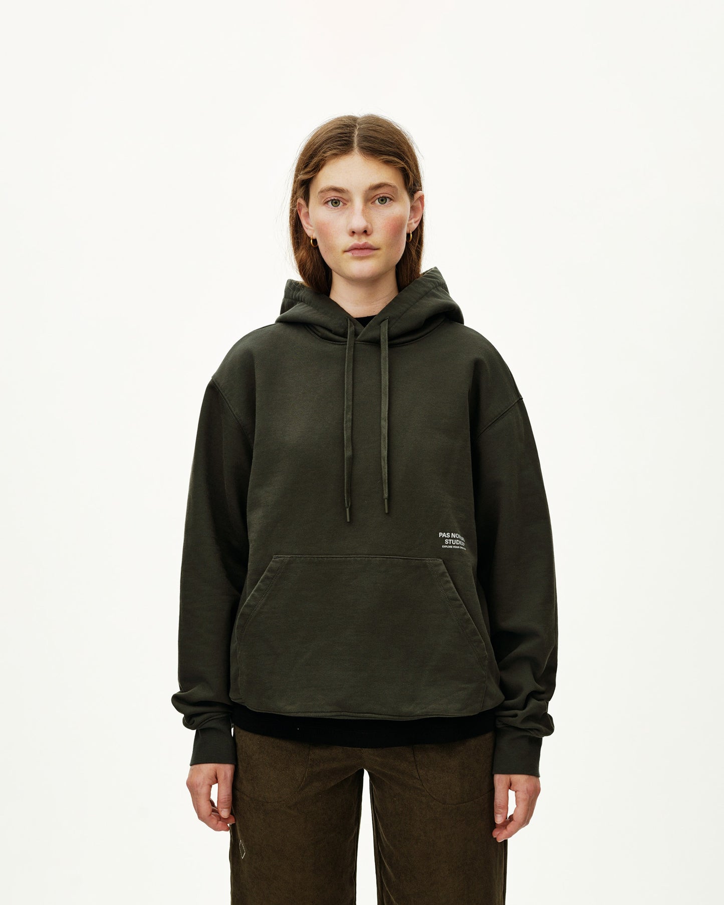 PAS NORMAL STUDIOS Off Race Hoodie - Dark Olive
