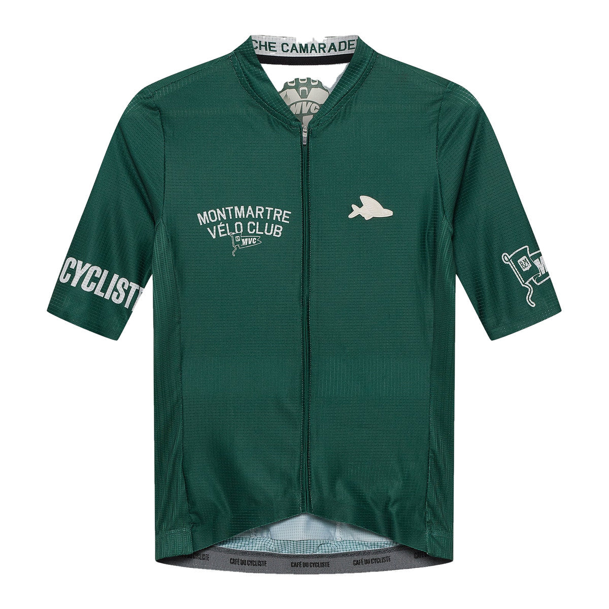 CAFÉ DU CYCLISTE Bergida MVC Jersey  - Dark Green