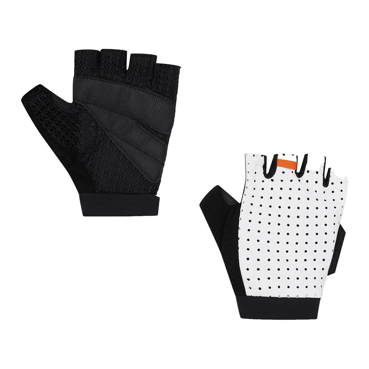 CAFE DU CYCLISTE Summer Mitts Unisex Cycling Gloves - White