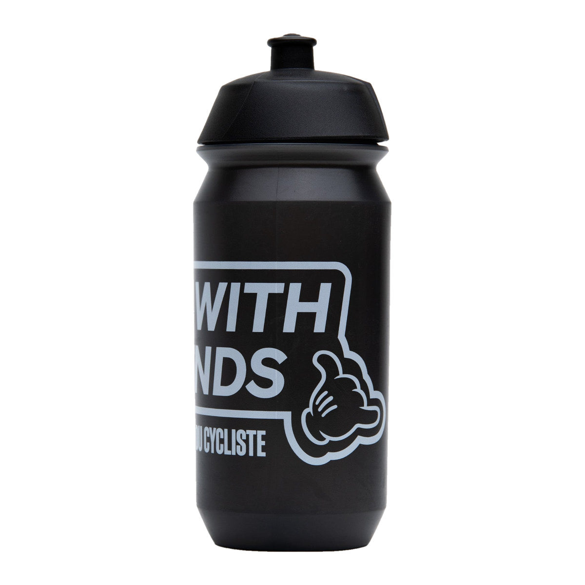CAFE DU CYCLISTE Ride With Friends Bidon - Transparent Black