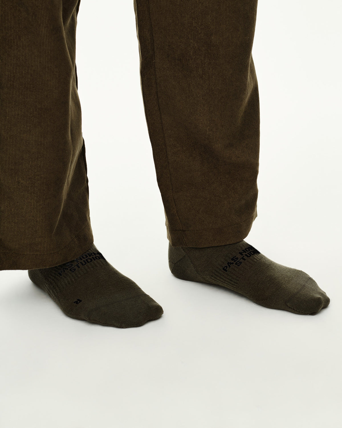 PAS NORMAL STUDIOS Off-Race Socks - Grey Green