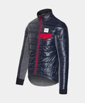 CAFE DU CYCLISTE Albertine Thermal Jacket - Navy-Jackets-
