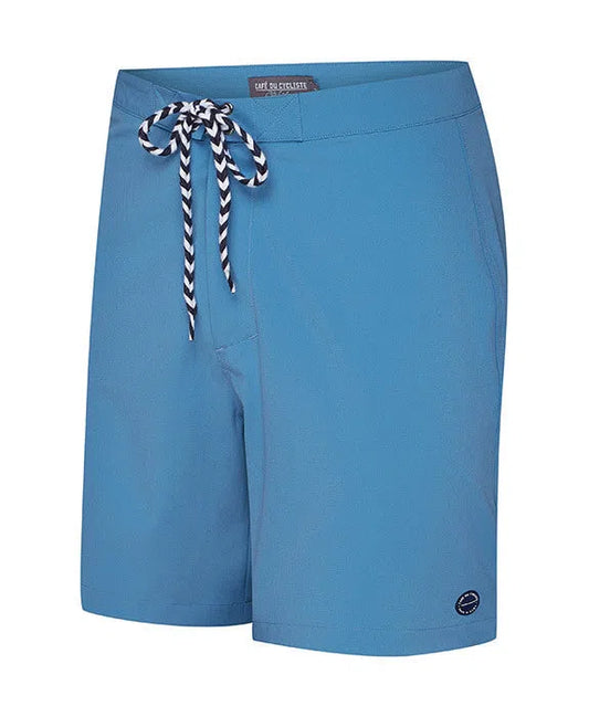 CAFE DU CYCLISTE Amandine Swim Shorts - Blue Clair-Swimwear-