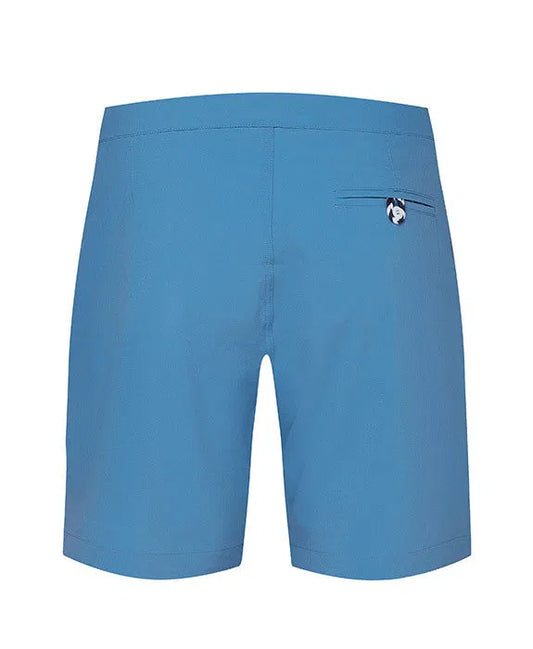 CAFE DU CYCLISTE Amandine Swim Shorts - Blue Clair-Swimwear-