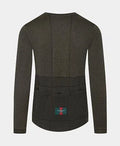 CAFE DU CYCLISTE Angele Long Sleeve Jersey - Gunmetal Green-Long Sleeve Jerseys-