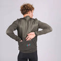 CAFE DU CYCLISTE Angele Long Sleeve Jersey - Gunmetal Green-Long Sleeve Jerseys-3700955360040