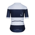 CAFE DU CYCLISTE Angeline Women's Ultralight Jersey - Navy White-Jerseys-