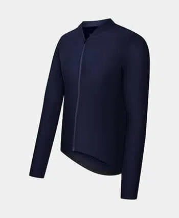 CAFE DU CYCLISTE Audrey Long Sleeve Jersey - Navy-Long Sleeve Jerseys-