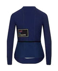 CAFE DU CYCLISTE Audrey Long Sleeve Women Jersey - Navy-Women Long Sleeve Jerseys-
