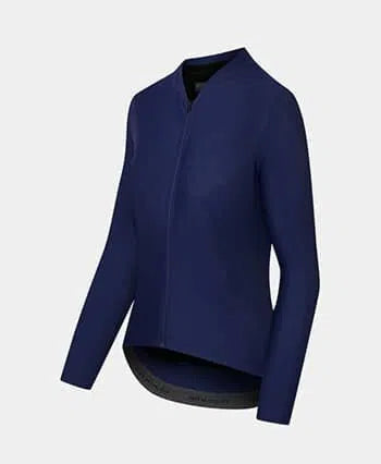 CAFE DU CYCLISTE Audrey Long Sleeve Women Jersey - Navy-Women Long Sleeve Jerseys-
