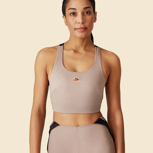 CAFE DU CYCLISTE Cesarine Sports Brea - Oyster Grey-Women Jerseys-