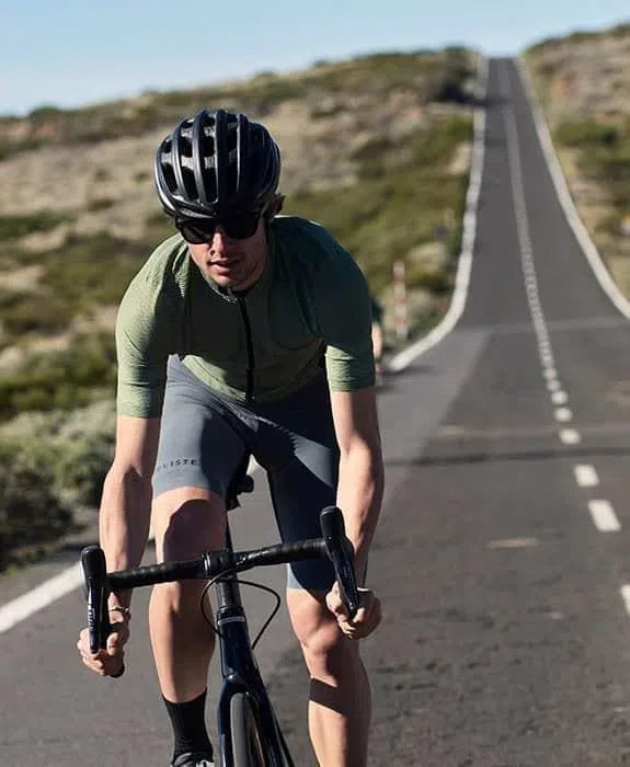 CAFE DU CYCLISTE Christelle Ultralight Cycling Jersey - Olive-Jerseys-