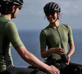 CAFE DU CYCLISTE Christelle Ultralight Cycling Women Jersey - Olive-Women Jerseys-