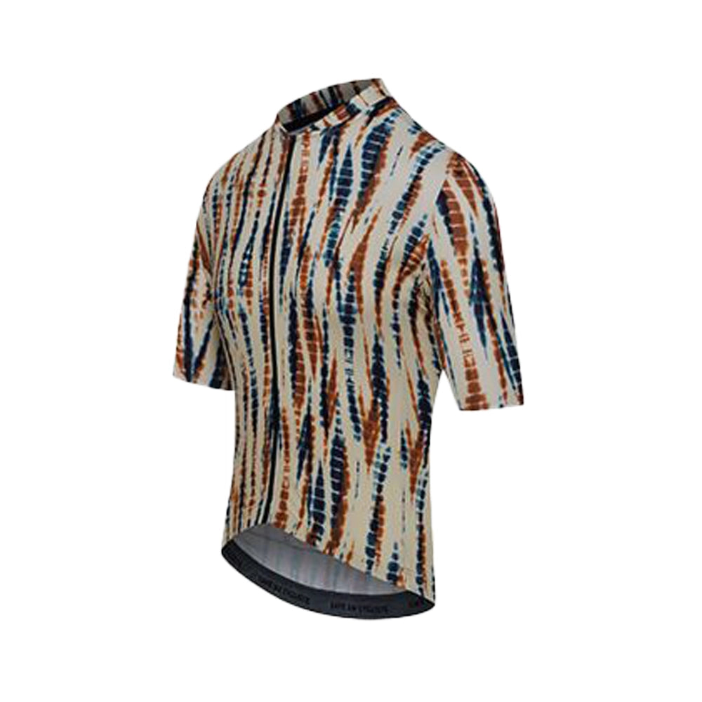 CAFE DU CYCLISTE Christine Cycling Jersey - Print Shibori