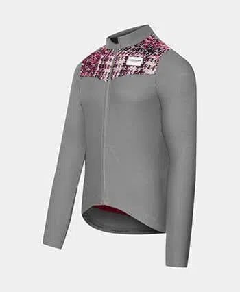 CAFE DU CYCLISTE Clemence Long Sleeve Jersey - Dark Grey-Long Sleeve Jerseys-