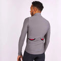 CAFE DU CYCLISTE Clemence Long Sleeve Jersey - Dark Grey-Long Sleeve Jerseys-63905158