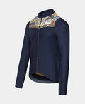 CAFE DU CYCLISTE Clemence Long Sleeve Jersey - Navy-Long Sleeve Jerseys-