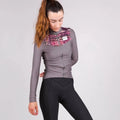 CAFE DU CYCLISTE Clemence Women Long Sleeve Jersey - Dark Grey-Women Long Sleeve Jerseys-