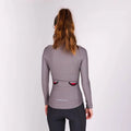 CAFE DU CYCLISTE Clemence Women Long Sleeve Jersey - Dark Grey-Women Long Sleeve Jerseys-3700955357002