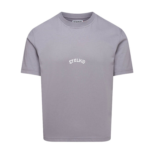 CAFE DU CYCLISTE Col Stelvio T-shirt - Storm Grey-Jerseys-