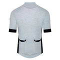 CAFE DU CYCLISTE Eglantine Merino Cycling Jersey - Light Grey-Jerseys-