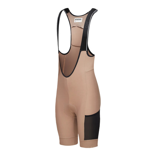 CAFE DU CYCLISTE Eva V2 Cycling Cargo Bib Short - Oyster Grey-Bib Shorts-