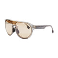 CAFE DU CYCLISTE Eyewear Gabin - Crystal Grey Frame Brown Photocromic Lens-Eyewear-3700955380833