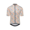 CAFE DU CYCLISTE Fleurette V2 Jersey - Chanterelle Chalk-Jerseys-50313545