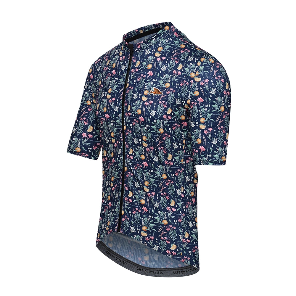 CAFE DU CYCLISTE Fleurette V2 Jersey - Orange Blossom-Jerseys-
