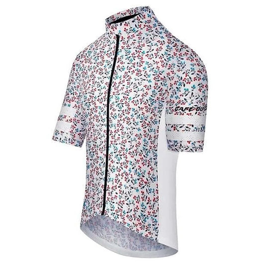 CAFE DU CYCLISTE Floriane Centifolia Jersey - Groseille-Jerseys-