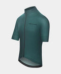 CAFE DU CYCLISTE Jersey Fleurette - Infinite Green-Jerseys-