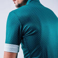 CAFE DU CYCLISTE Jersey Fleurette - Infinite Green-Jerseys-