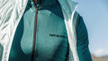 CAFE DU CYCLISTE Jersey Fleurette - Infinite Green-Jerseys-