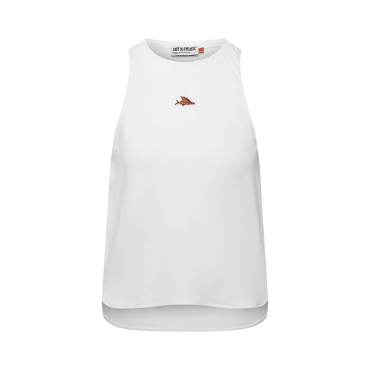 CAFE DU CYCLISTE Julia V2 Technical Training Women Top - White-Women Jerseys-