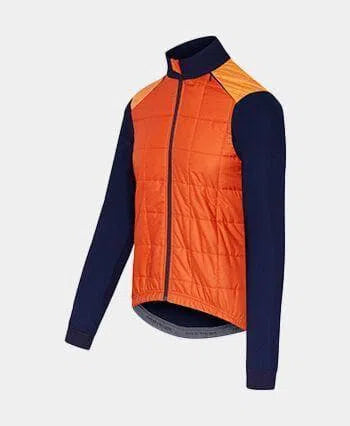 CAFE DU CYCLISTE Leonie Insulated Jacket - Orange-Jackets-