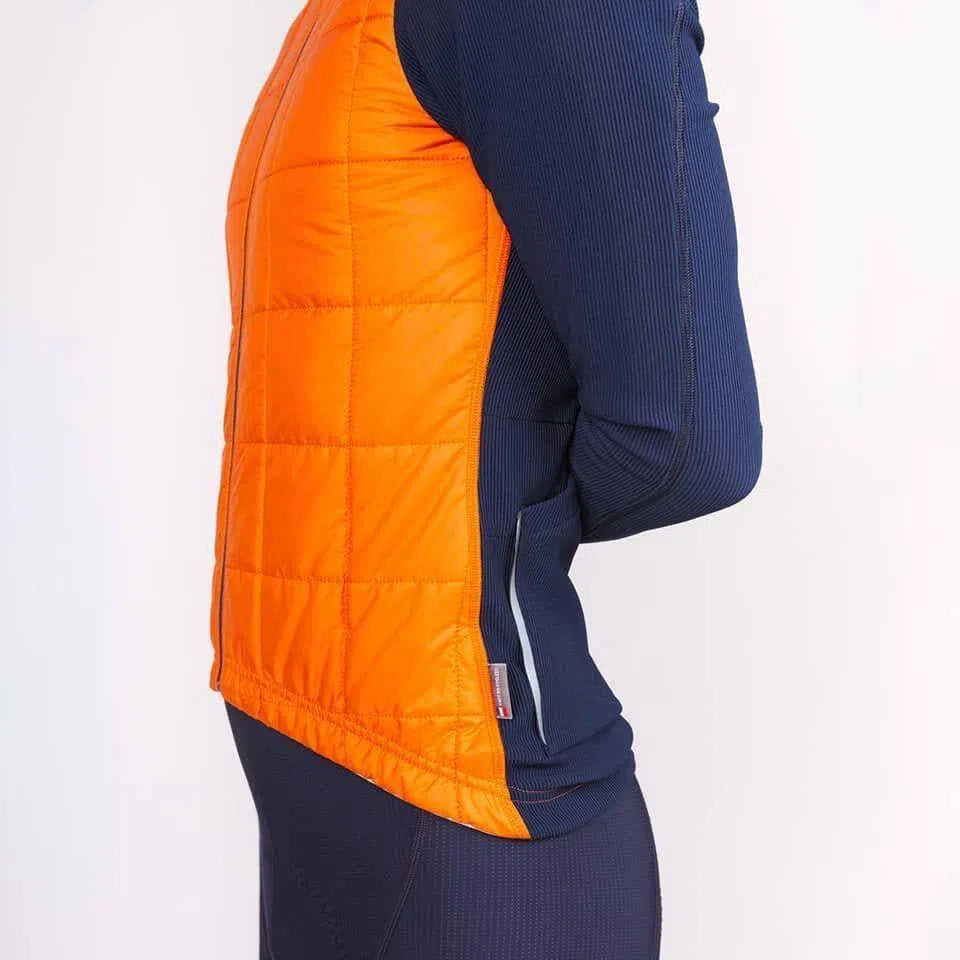 CAFE DU CYCLISTE Leonie Insulated Jacket - Orange-Jackets-3700955345894