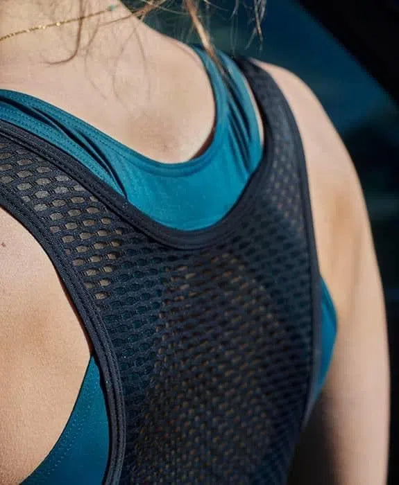 CAFE DU CYCLISTE Lisa Cycling Bra - Alpine Green-Baselayers-