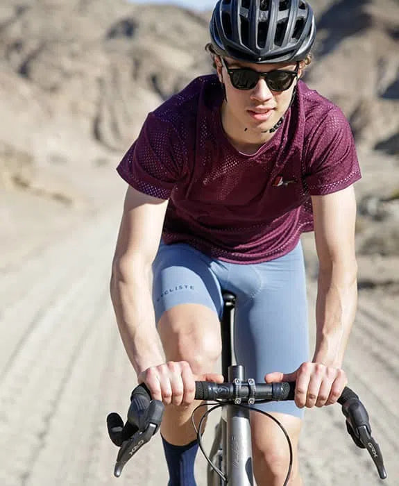 CAFE DU CYCLISTE Maillot Gravel Magalie Bordeaux