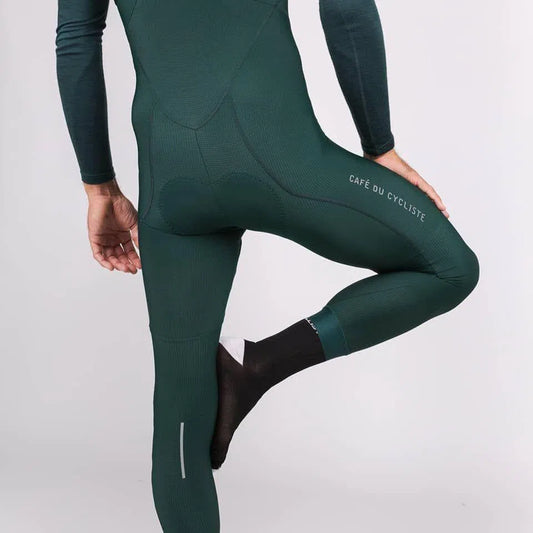 CAFE DU CYCLISTE Marie Winter Bib Tights - Alpine Green-Bib Tights-3700955337257