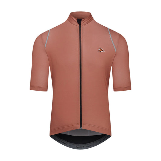 CAFE DU CYCLISTE Mona Cycling Jersey - Cashew-Jerseys-