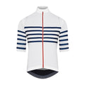 CAFE DU CYCLISTE Mona Cycling Jersey - White Classic-Jerseys-
