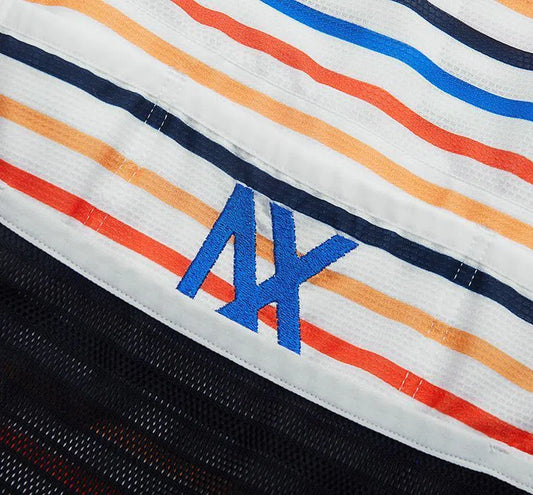 CAFE DU CYCLISTE Mona Jersey - Parasol Orange Blue-Jerseys-