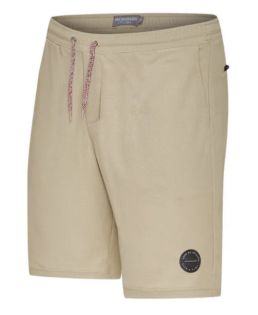 CAFE DU CYCLISTE Noemie Summer Shorts - Beige-Casual Shorts-