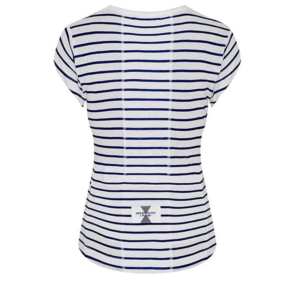 CAFE DU CYCLISTE Pauline Gravel Cycling Jersey - Mariniere CAFE DU CYCLISTE Pauline Gravel Cycling Jersey - Mariniere