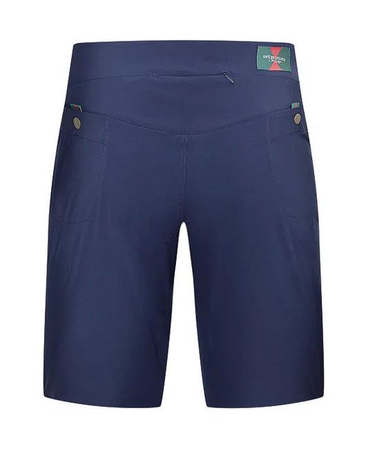 CAFE DU CYCLISTE Renee Gravel Shorts - Navy-Casual Shorts-