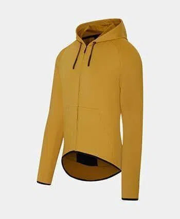 CAFE DU CYCLISTE Solenne Gravel Hoodie - Amber-Long Sleeve Jerseys-