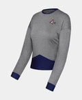 CAFE DU CYCLISTE Sylvie Long Sleeve Women Jersey - Grey-Women Long Sleeve Jerseys-